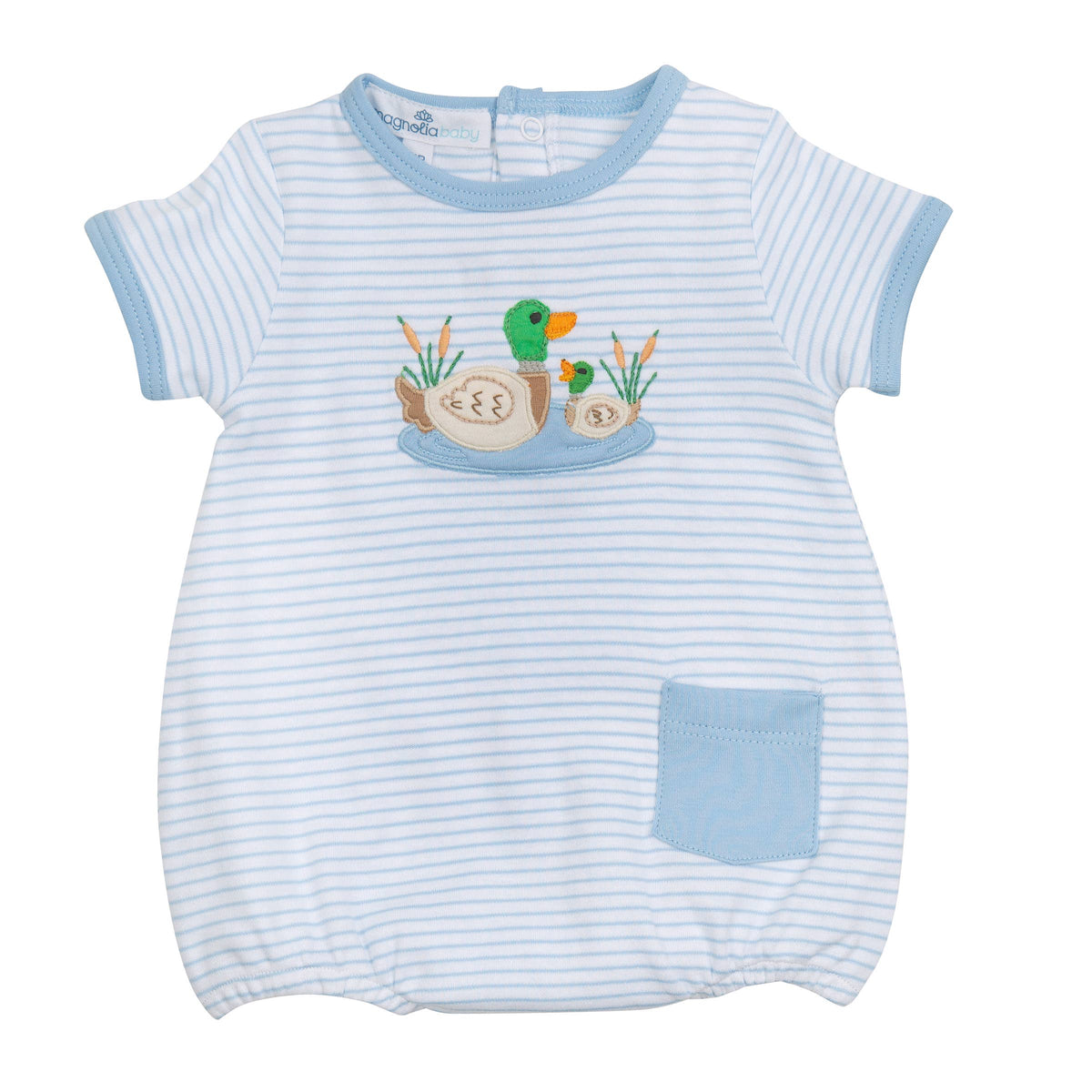 Mallard Pond Applique S/S Bubble