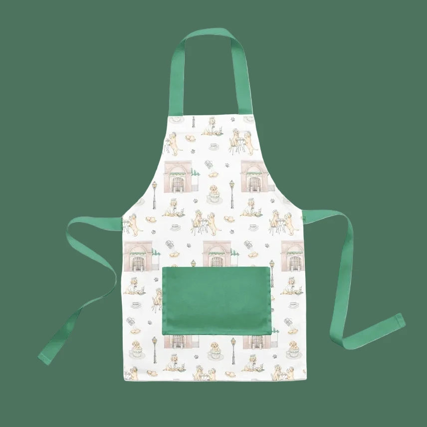 Apron - Powdered Sugar & Puppies Kid's Apron