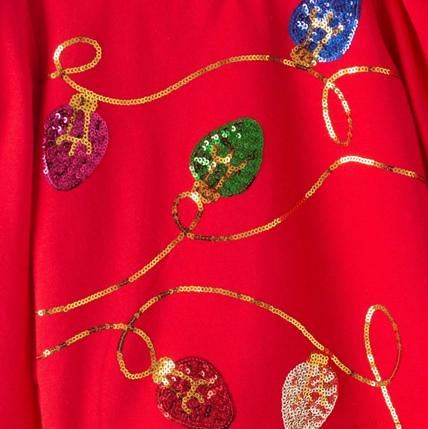 Christmas Lights Sequin Shirt