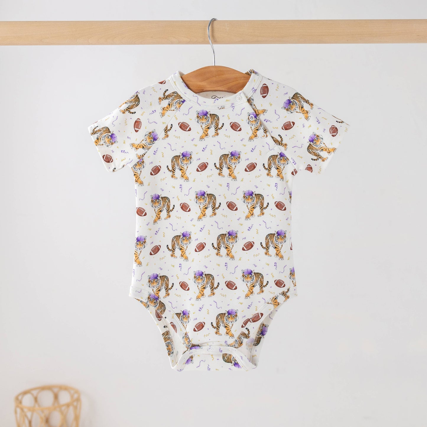 LSU - Kickoff in Louisiana Organic Cotton Onesie