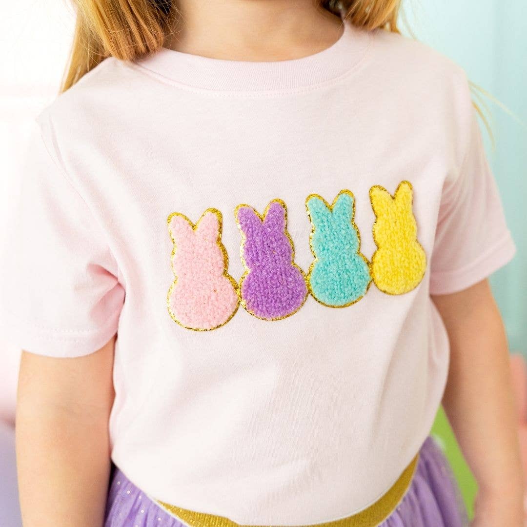 Easter Peeps Patch Short Sleeve T-Shirt - Ballet