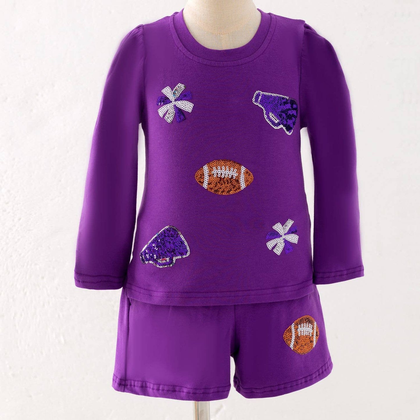 Sparkle Cheer Girls Set-Purple