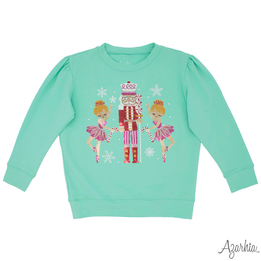 Nutcracker sequin sweatshirt