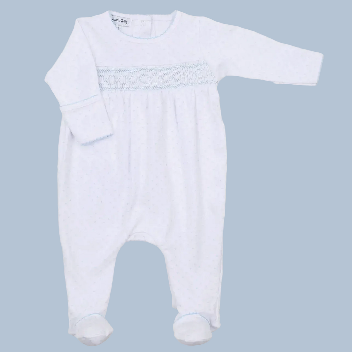 Mini Dots Smocked Footie