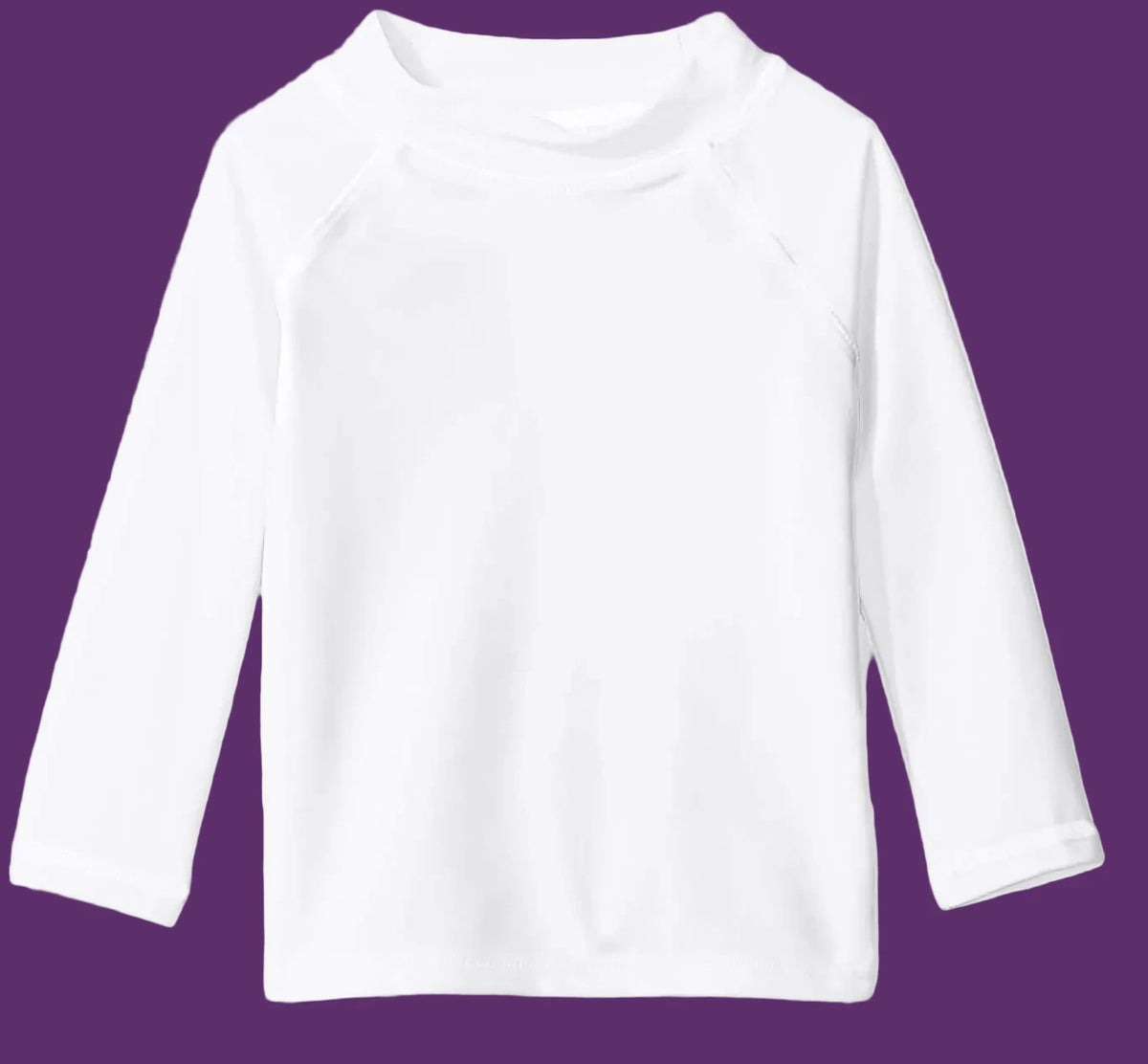 Swim - White Rashguard Swim Shirt