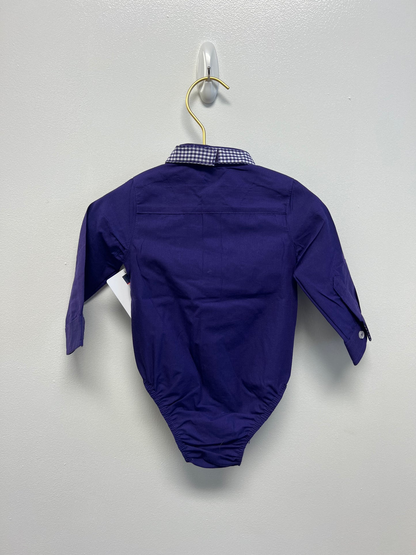 LSU Purple Bodysuit w/Bowtie