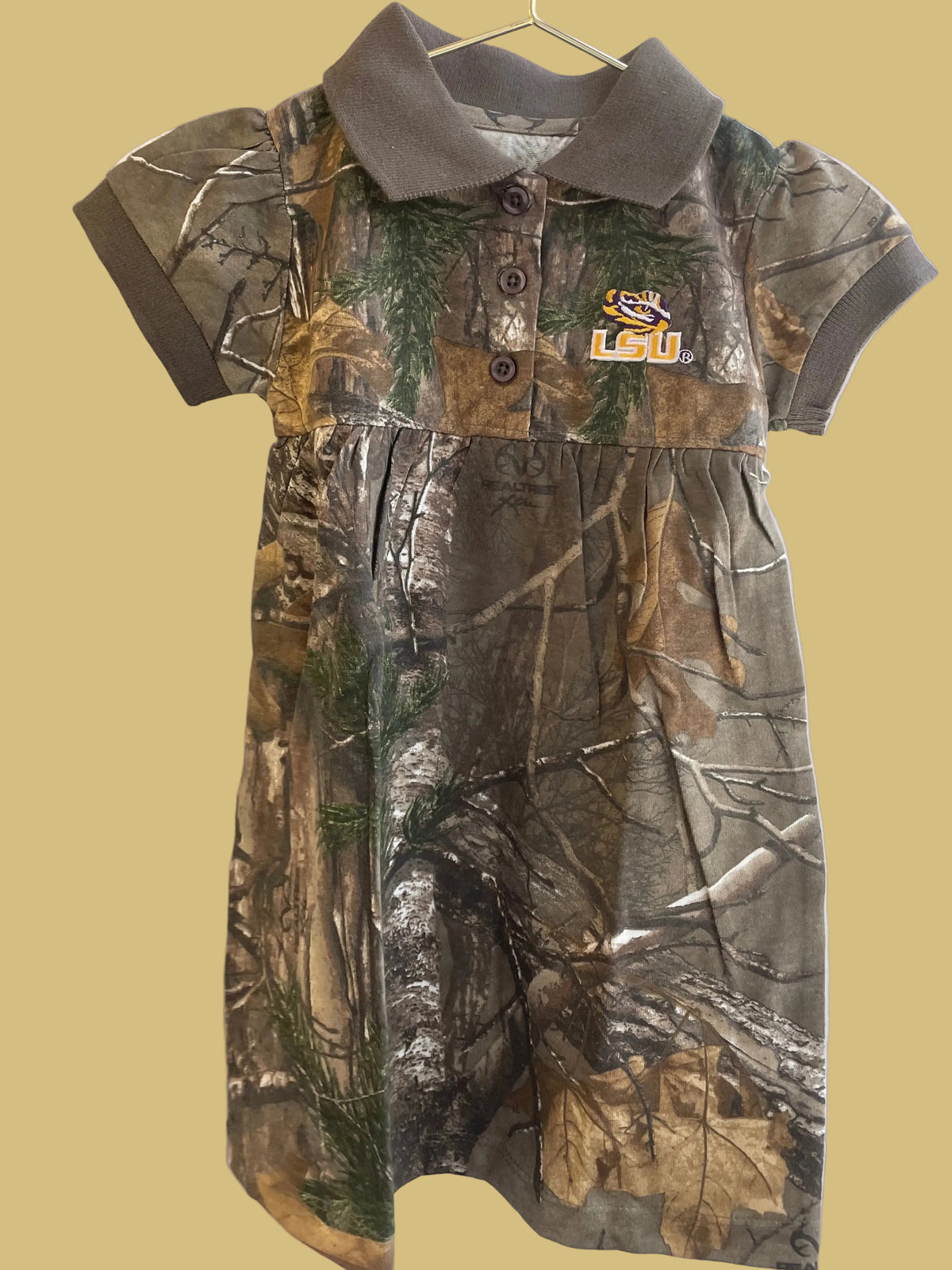 LSU Camo Polo Dress