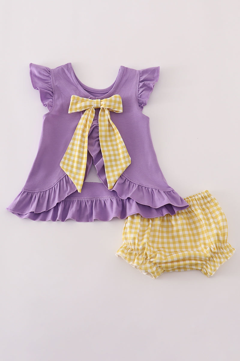 Geaux Tiger Sequin 2 pc swing top with bloomer