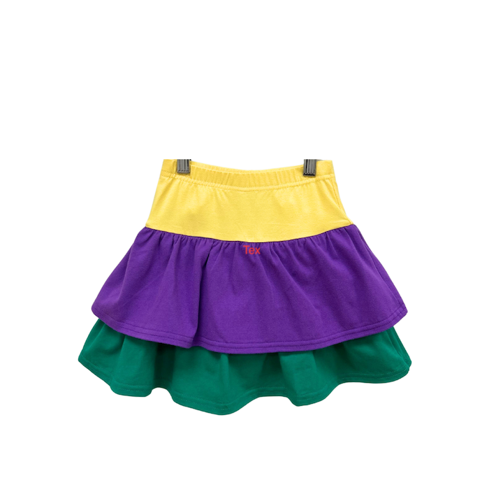 Skort - Mardi Gras Colorblock Skort