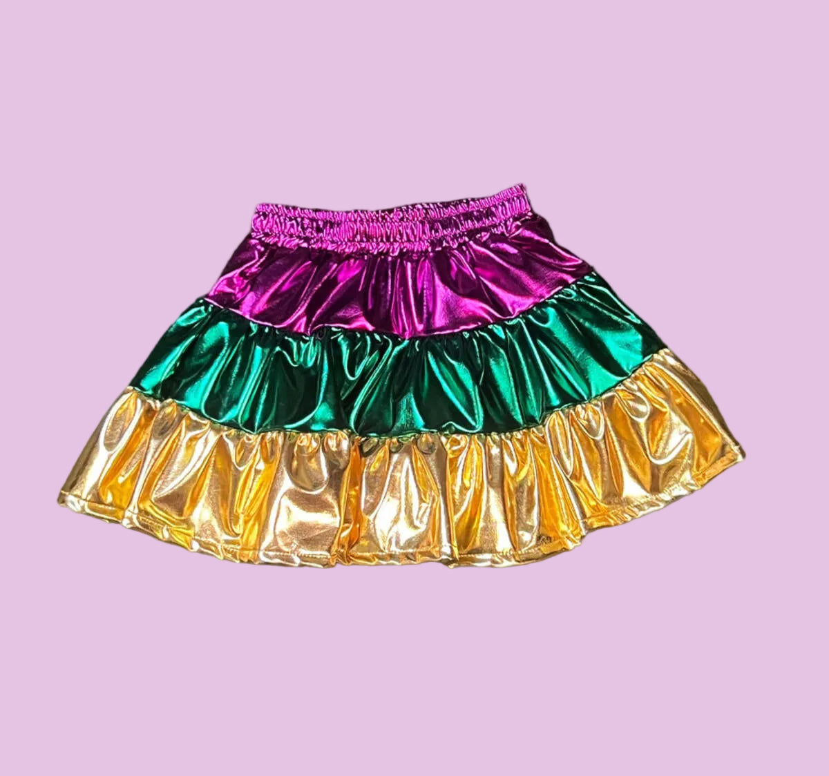Skirt - Mardi Gras Tiered Skirt