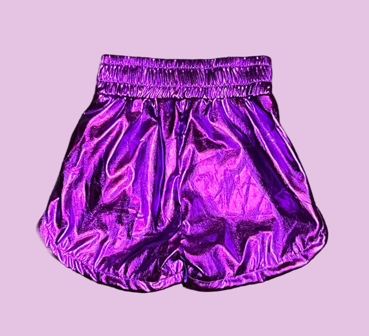 Short - Purple Metallic Shorts