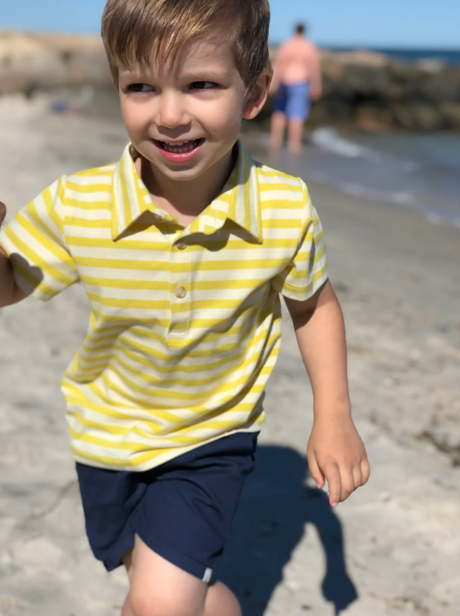 Navy Twill Boys Shorts