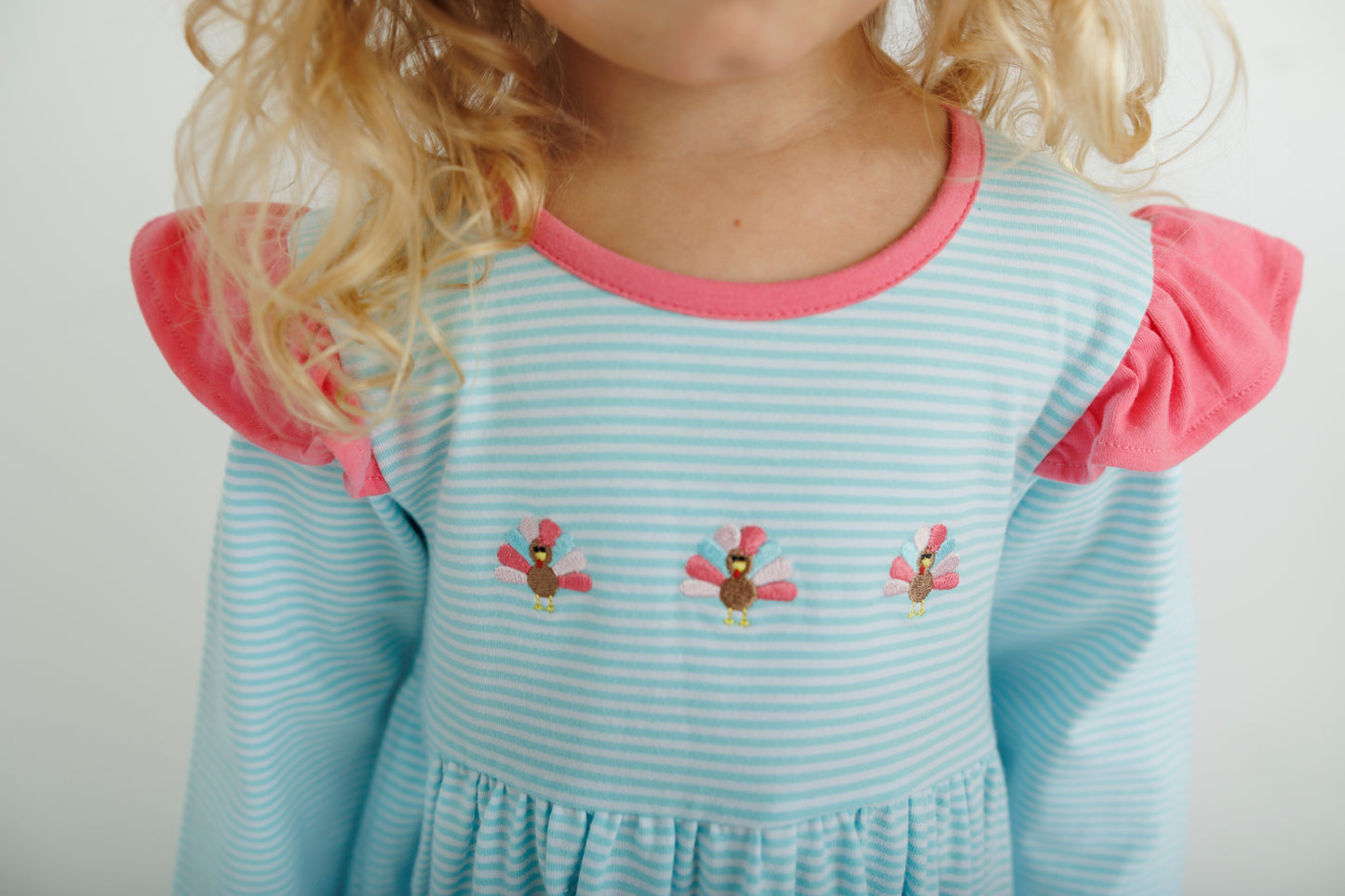 Turkey Ruffle Pants Set