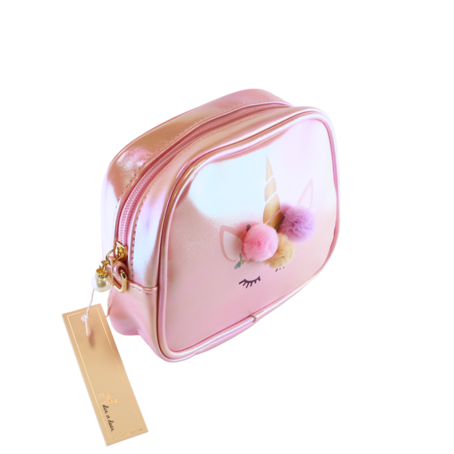 Unicorn Holographic Purse PINK
