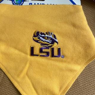 LSU Bandana Bib