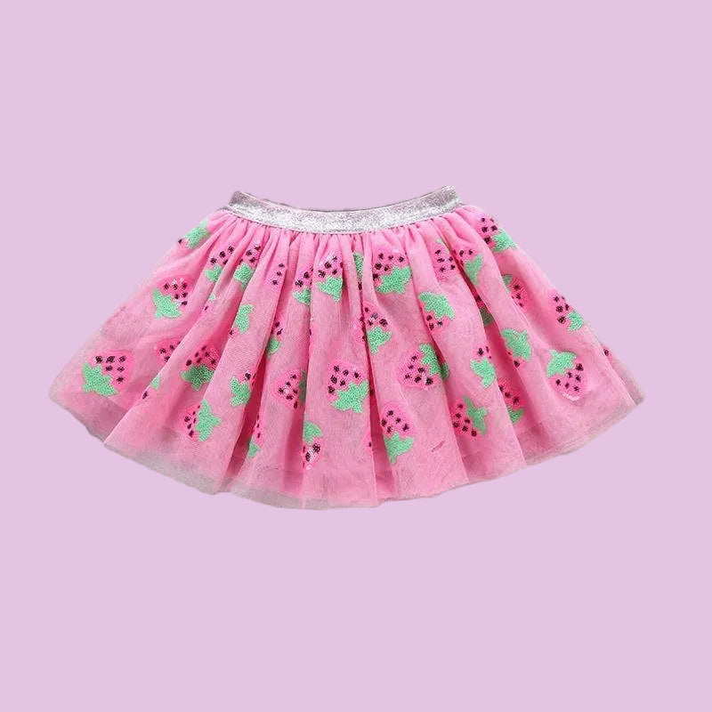 Tutu - Sequin Strawberry Tutu