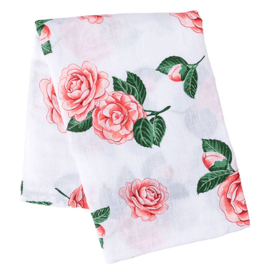 Swaddle - Camellia Muslin Swaddle Baby Blanket