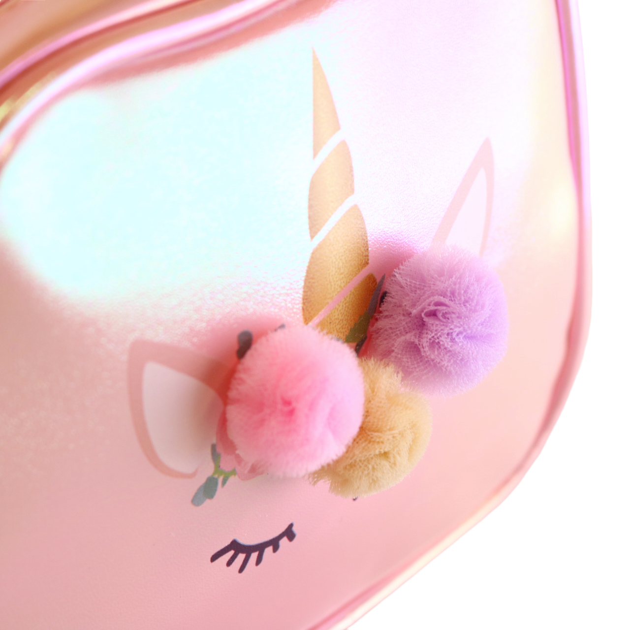 Unicorn Holographic Purse PINK