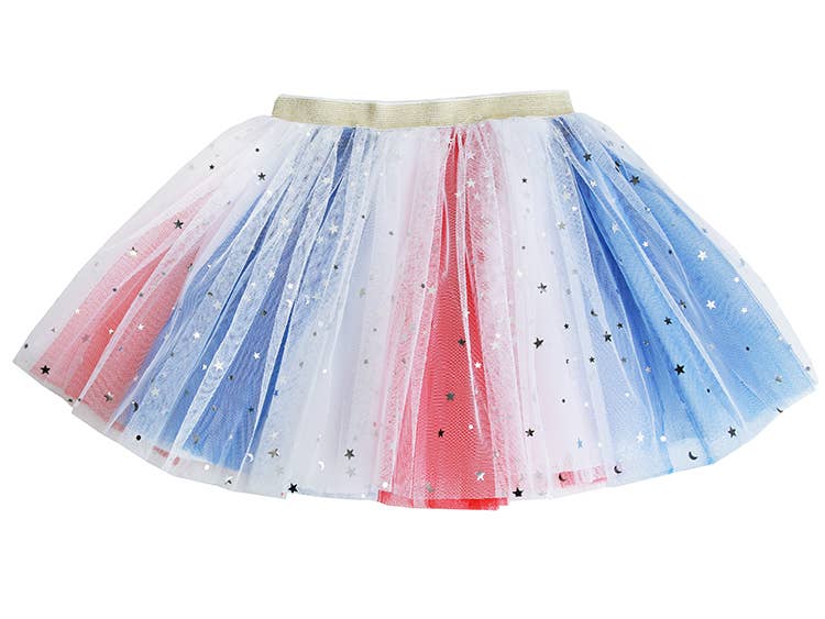 Tutu - Red White and Blue with Stars Tutu