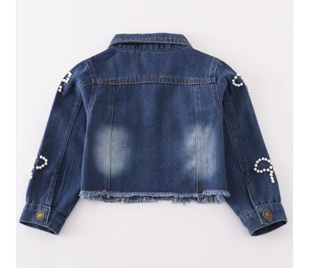 Pearl Medium Blue Denim Jacket