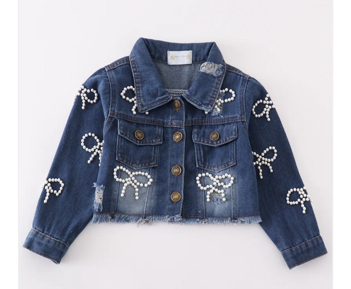 Pearl Medium Blue Denim Jacket