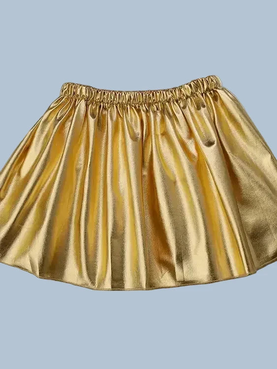 Skirt - Metallic Gold Skirt