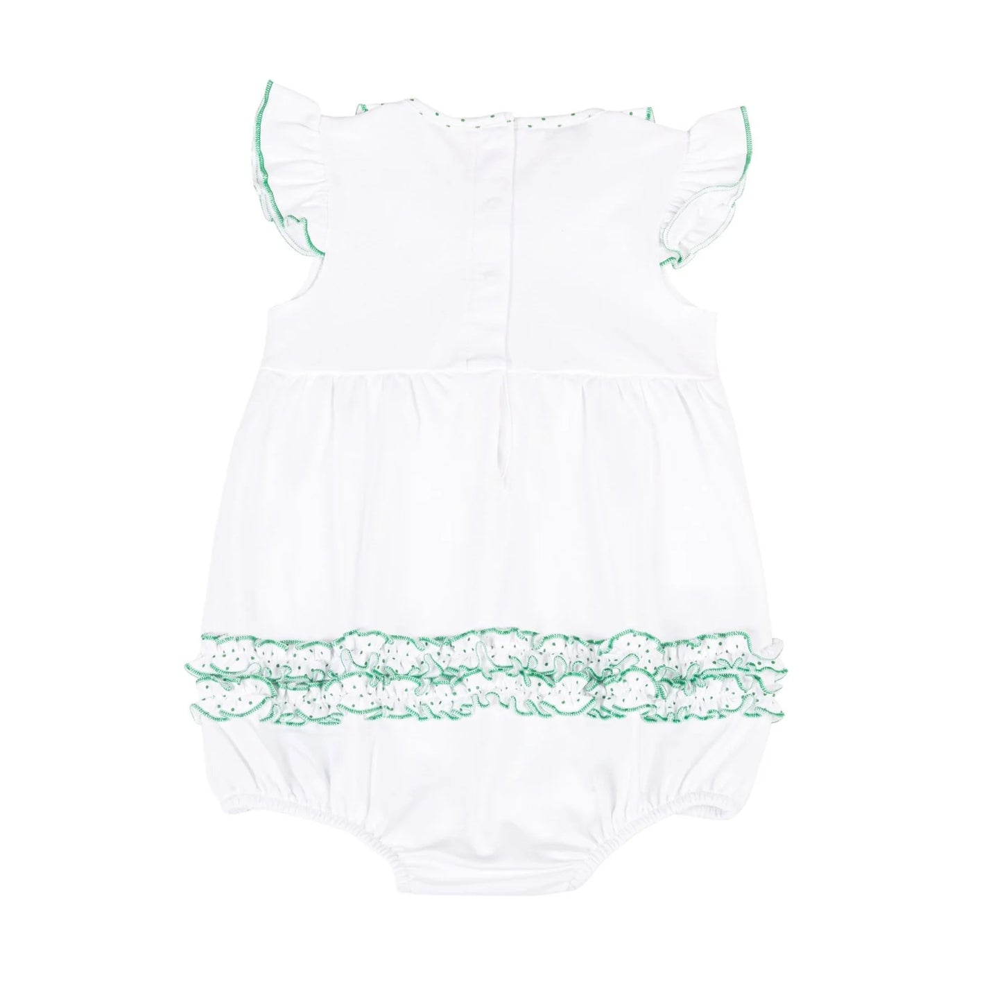 Mallard Pond Embroidered Ruffle Bubble
