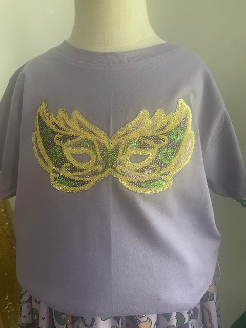 Mardi Gras Mask Tee
