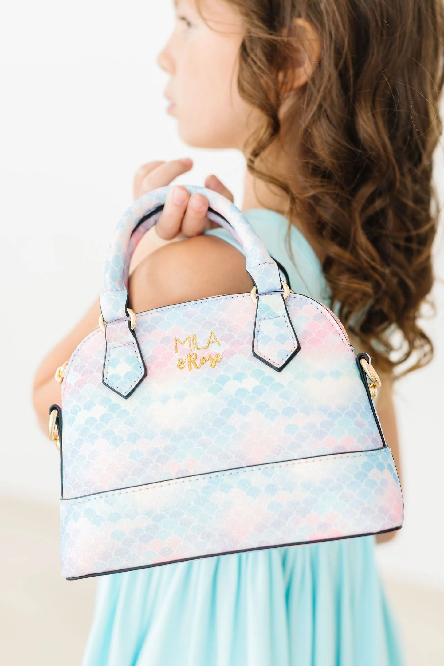 Mermaid Glitter Cross Body Purse