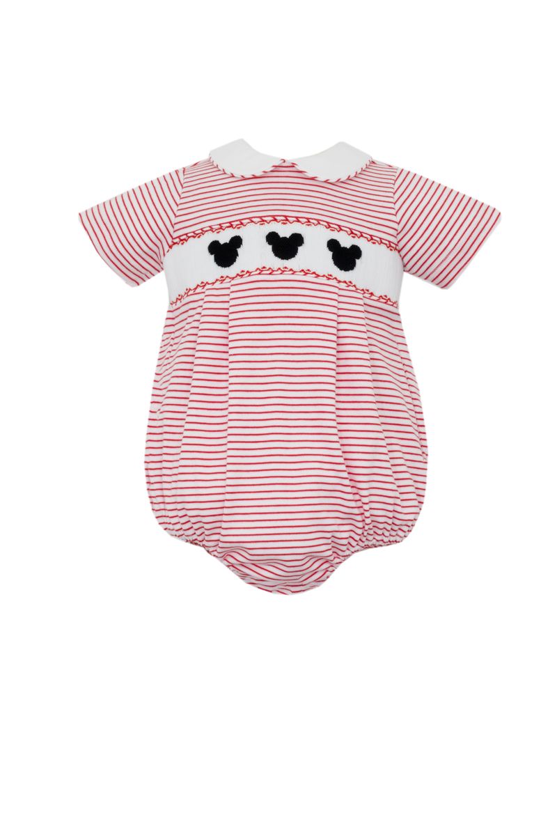 Mickey Red Stripe Knit - Boy's Bubble