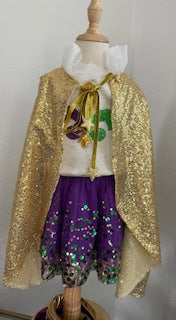 Mardi Gras Purple Confetti Tutu