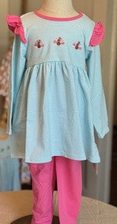 Turkey Ruffle Pants Set