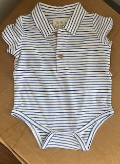 Blue Stripe Onesie