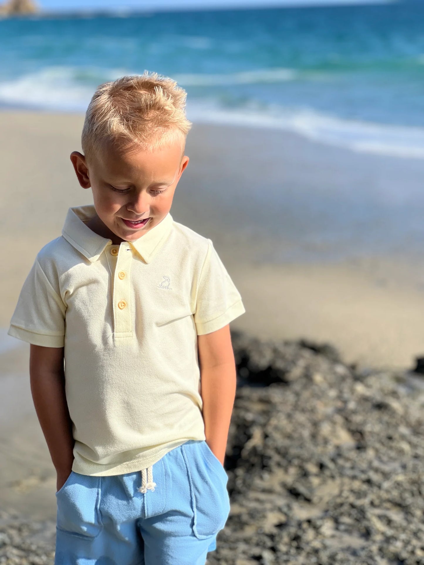 Polo Shirt - Pale Yellow