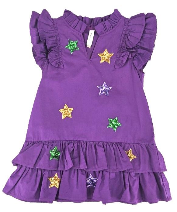 Mardi Gras Tier Dress