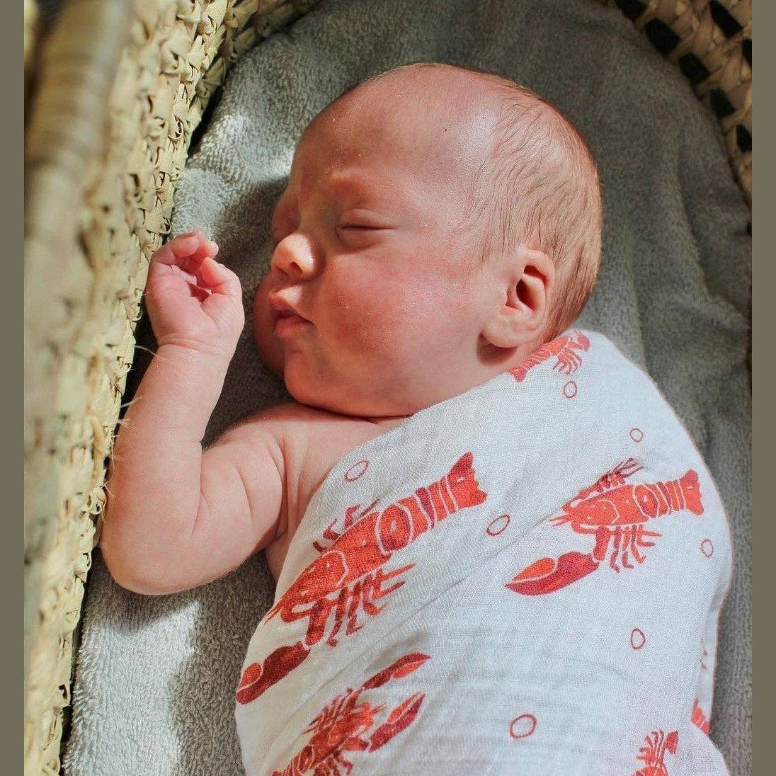 Swaddle - Heads and Tails Baby Muslin Swaddle/Receiving Blanket -Extra Large 47 x 47