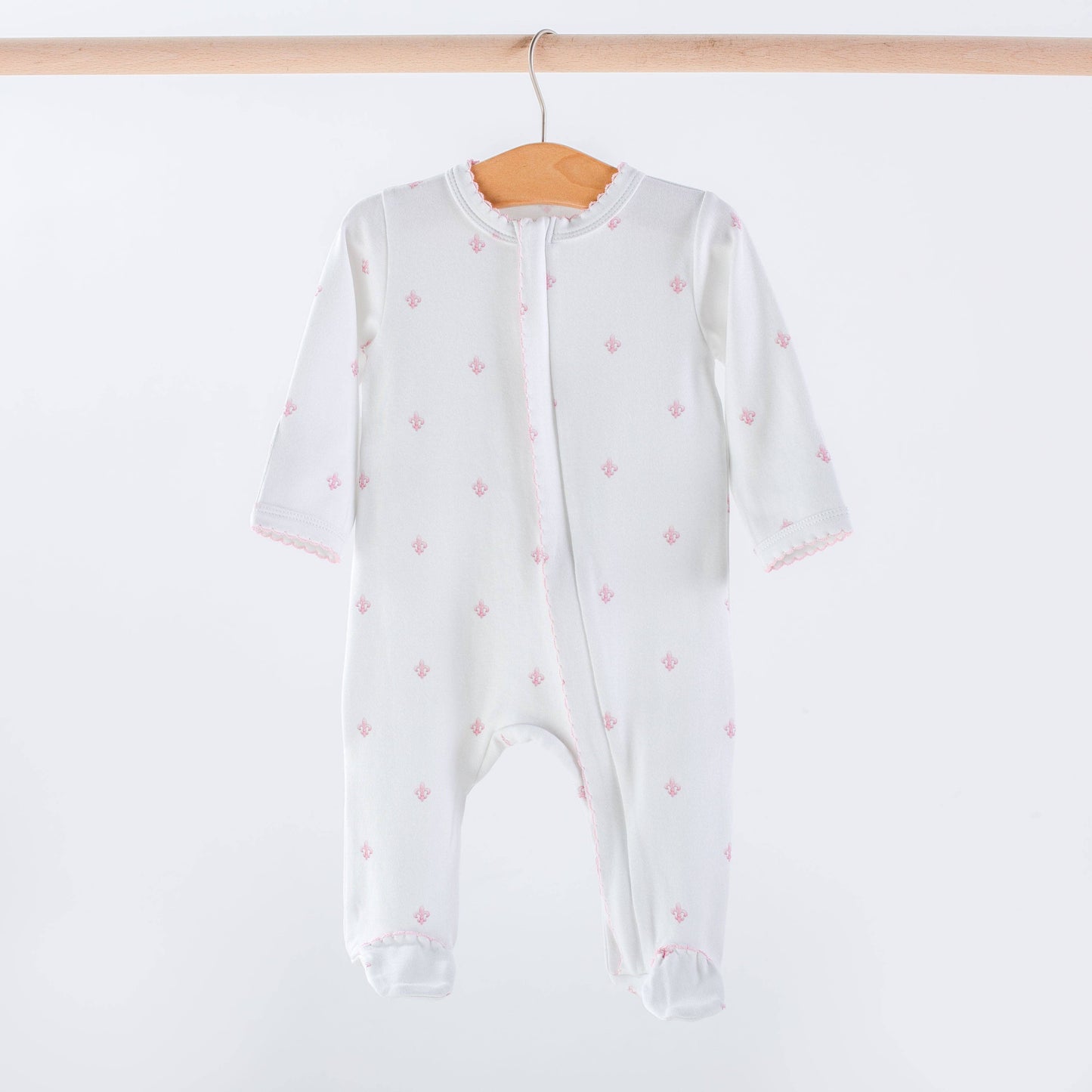 Pink Fleur De Lis Organic Cotton Pajama