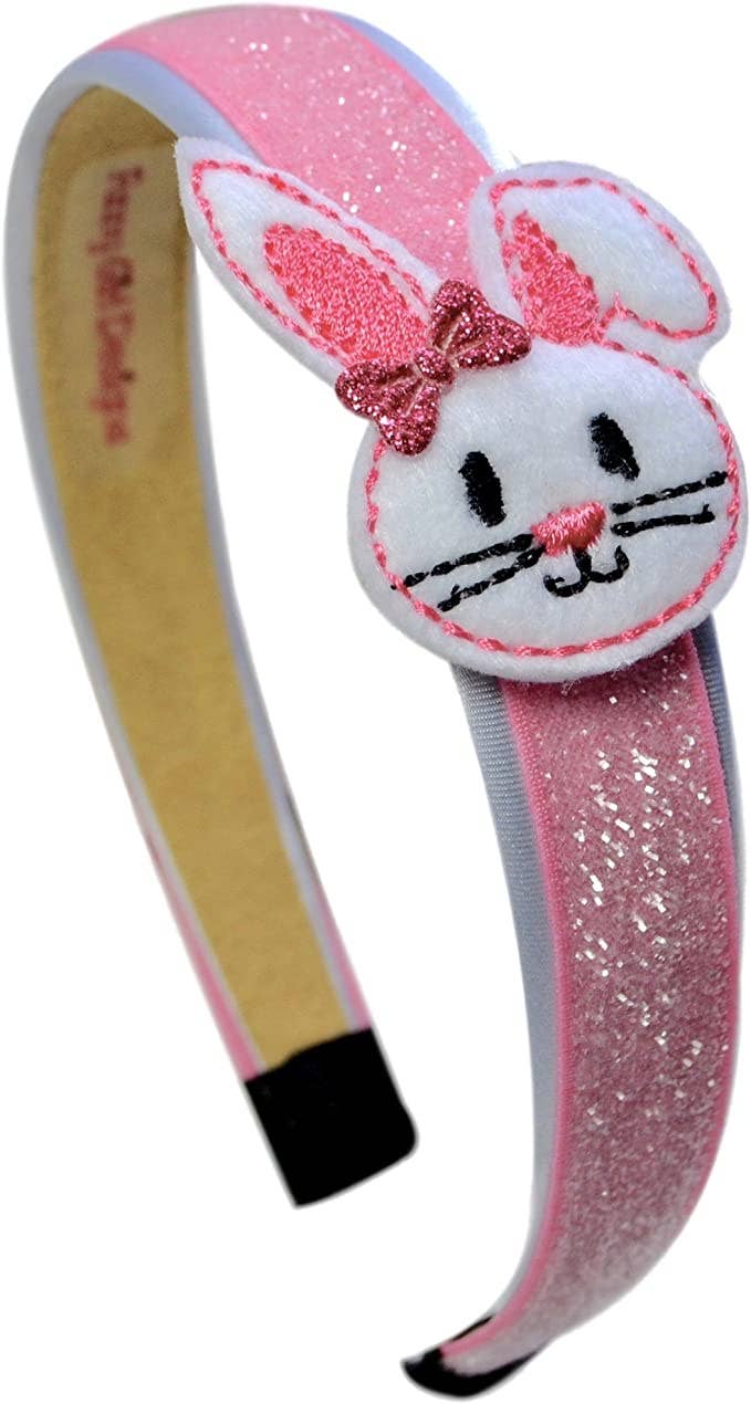 Sparkling Glitter Easter Bunny Arch Headband