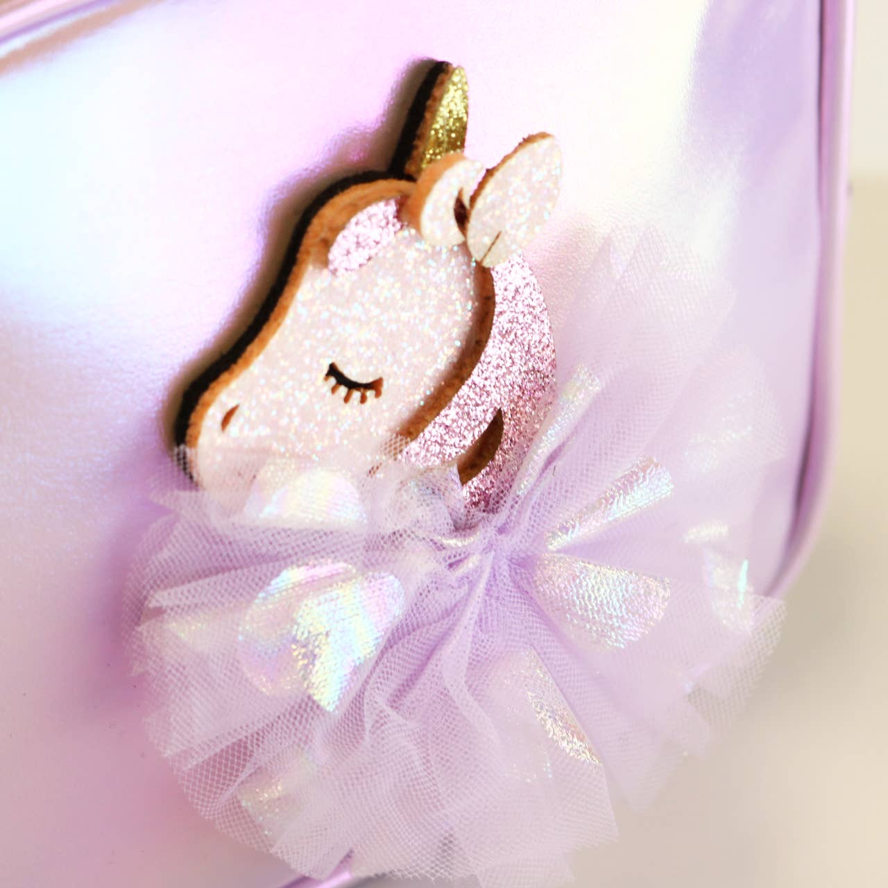 Purse - Purple Unicorn Holographic Purse