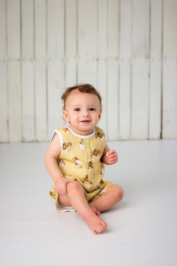 Louisiana Saints Organic Muslin Shortalls