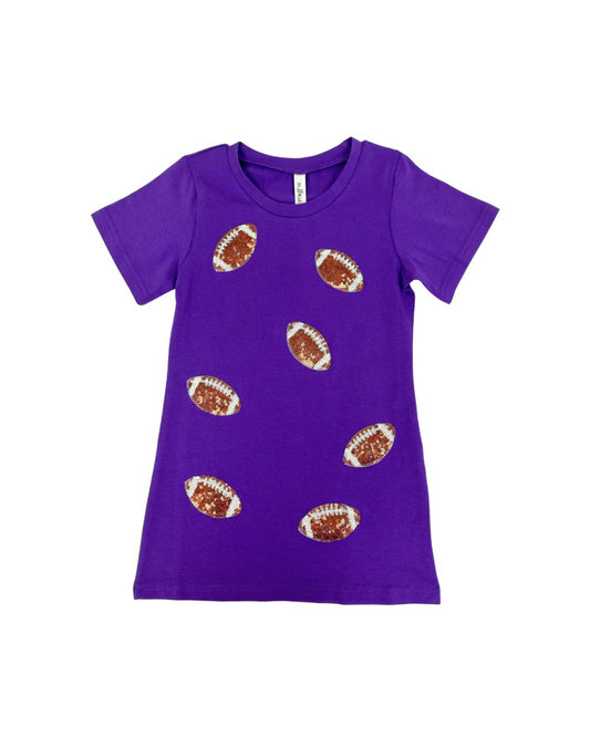 Sequin Purple Game Day Dress - Purple/LSU