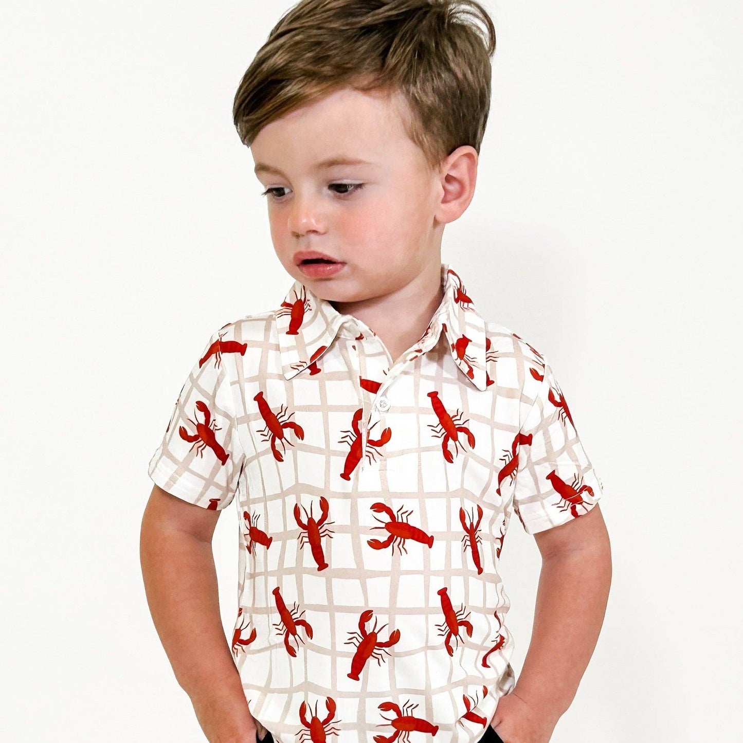 Short Sleeve Polo "Crawfish"