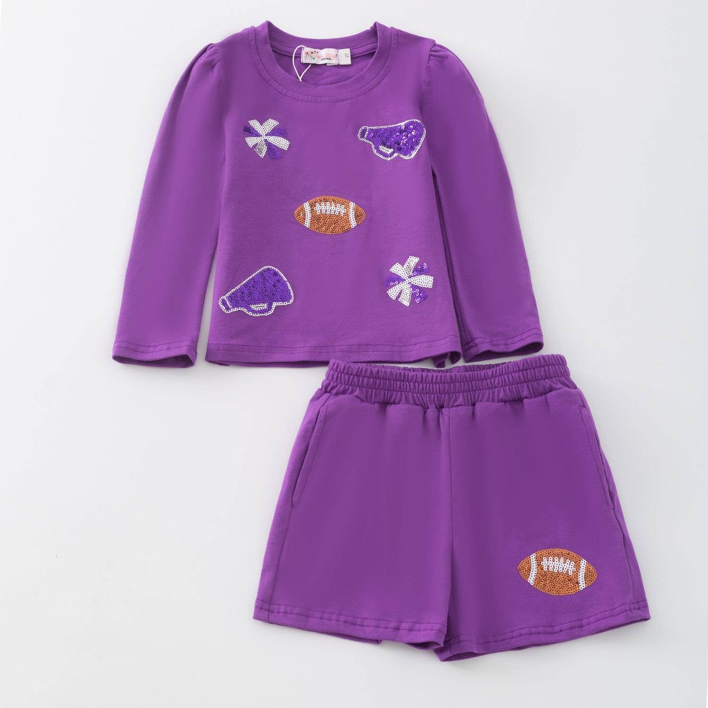 Sparkle Cheer Girls Set-Purple