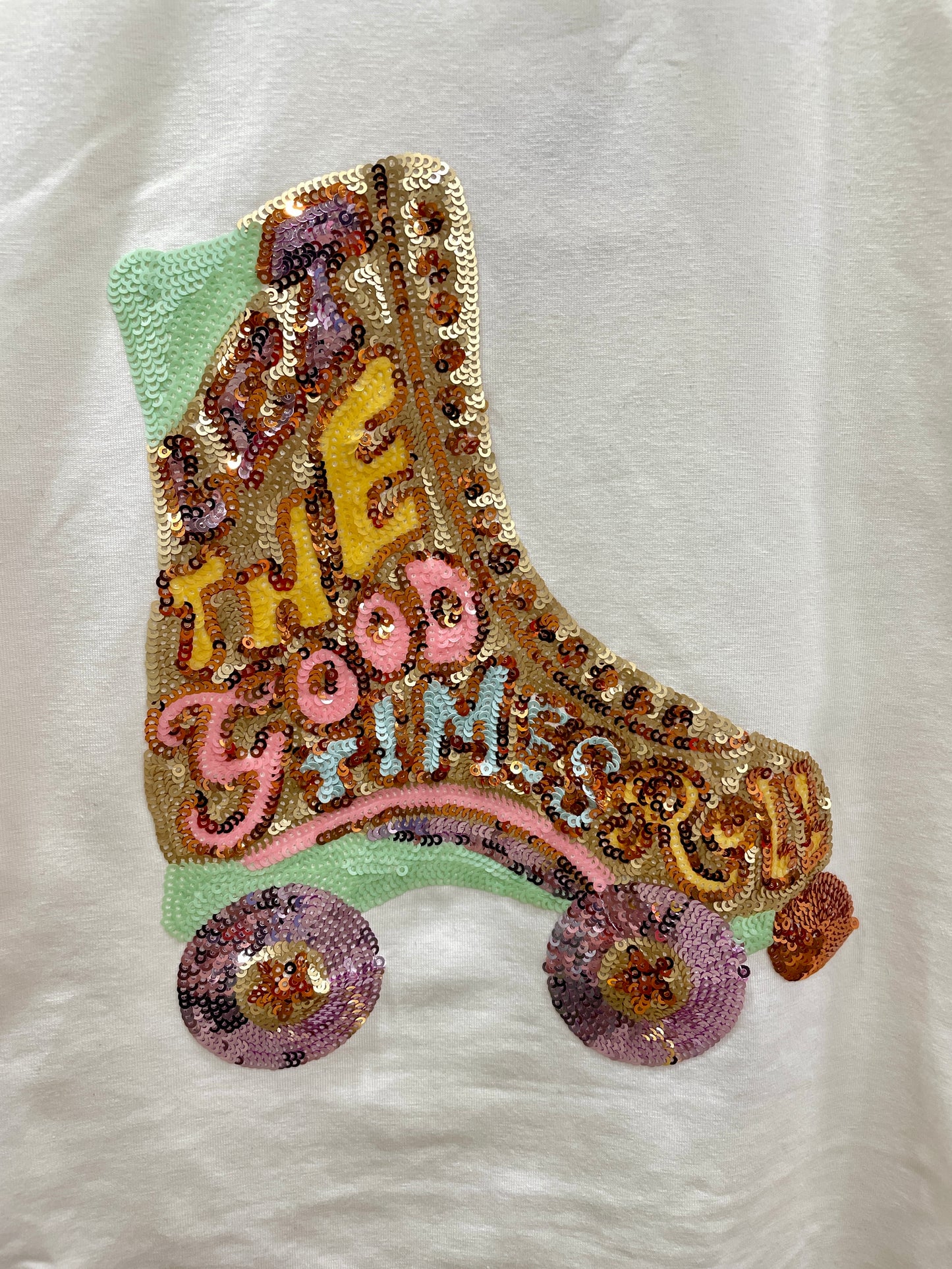 Rollerskate Sequin Tee