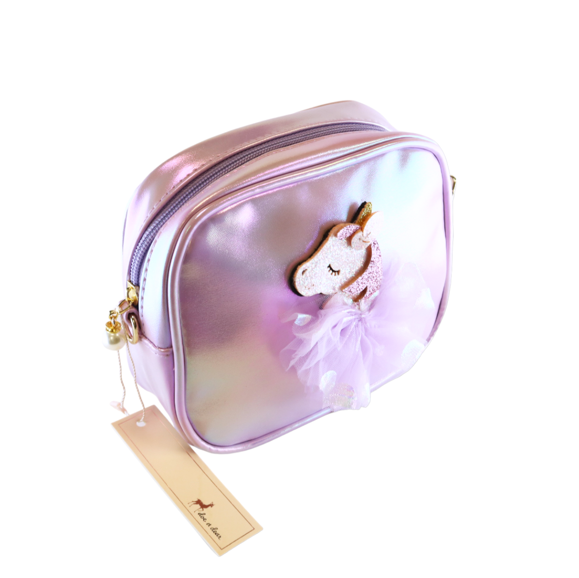 Purse - Purple Unicorn Holographic Purse