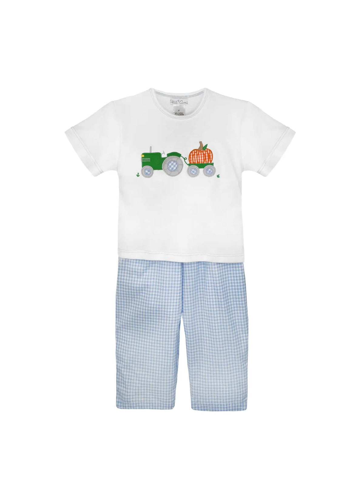 Pumpkin Applique Shirt and Pants Set