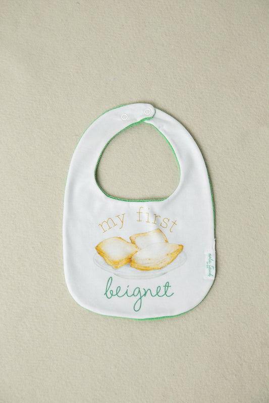 Bib - My First Beignet Cotton Bib