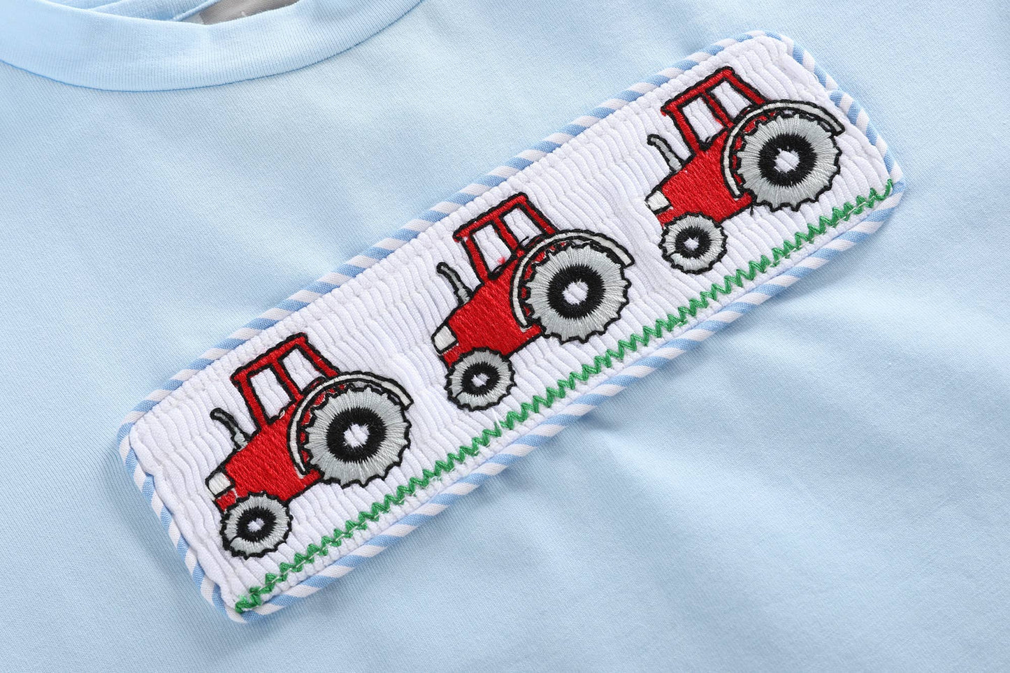 Tractor Smocked Set