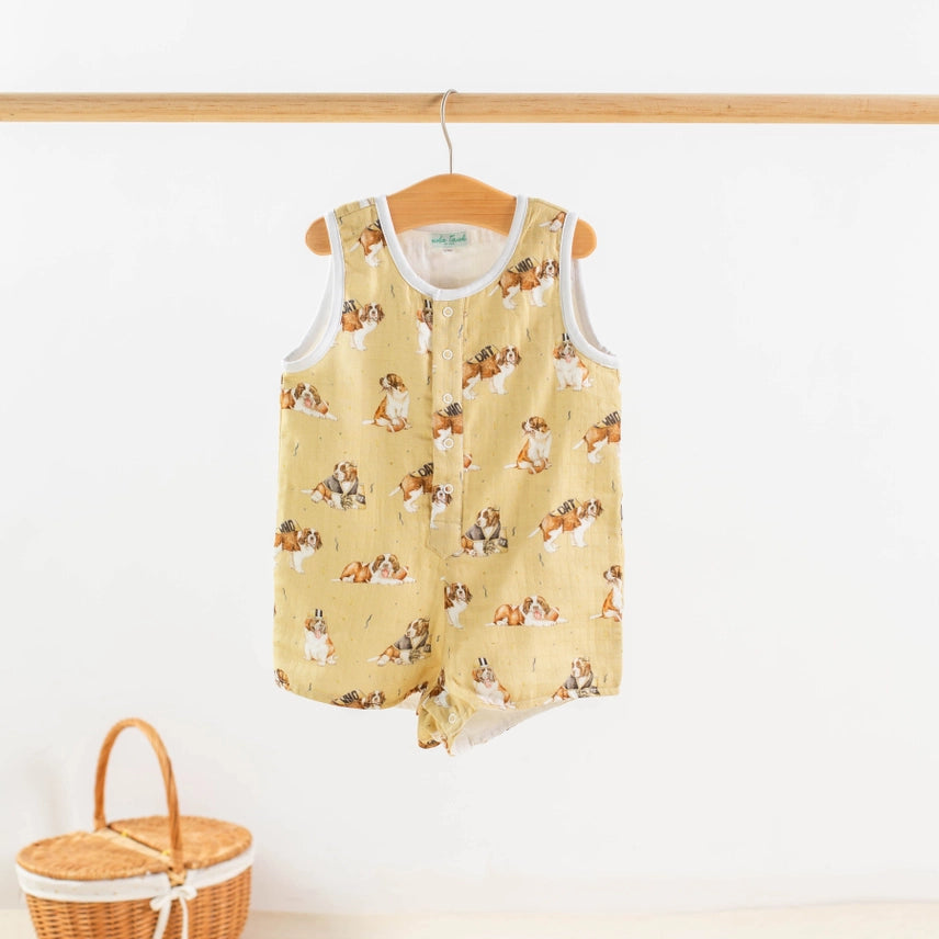 Louisiana Saints Organic Muslin Shortalls