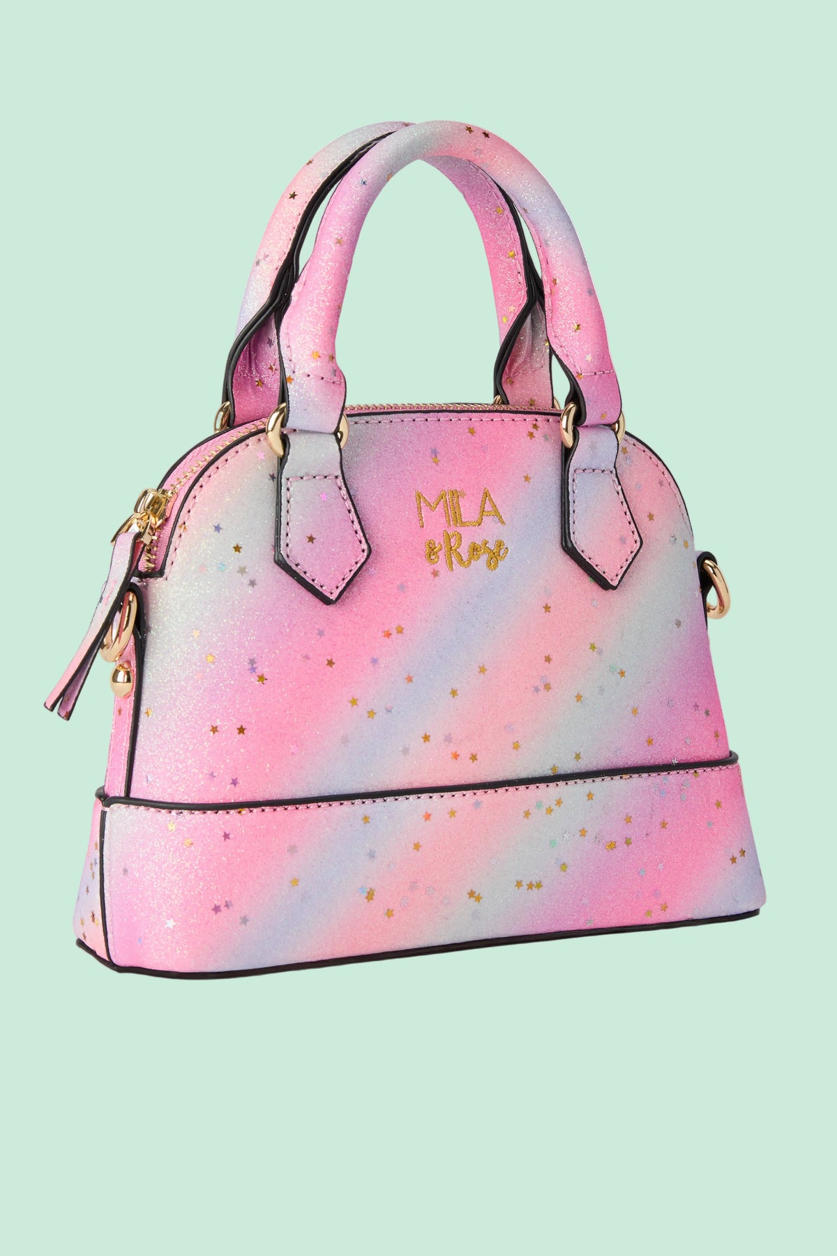 Purse - Princess Glitter Girl's Crossbody Purse